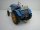  Traktor Zetor Modrý na klíček Žlutá plechová kola 1:25 Kovap 